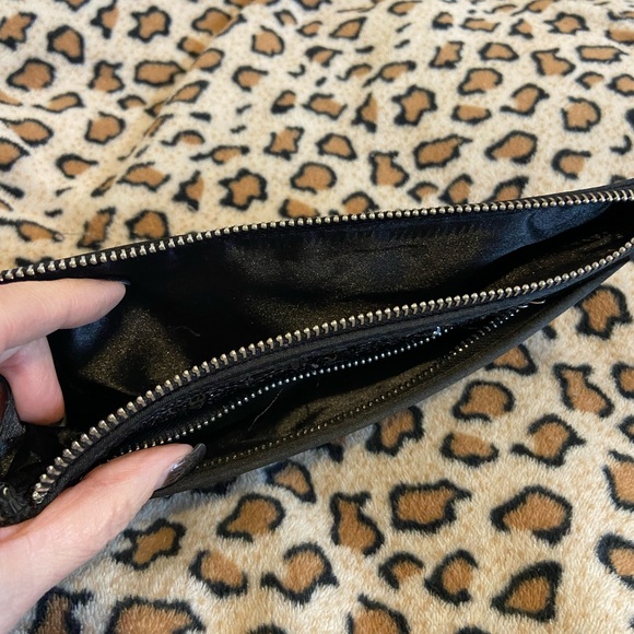 Victoria's Secret Black and Silver Sequin Cosmetic Bag - Picture 7 of 14